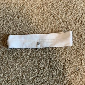 White Lululemon headband